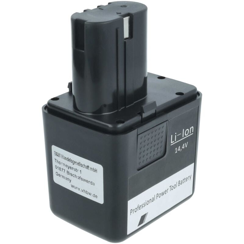 Batería reemplaza Würth G14, 070091526 para herramientas eléctricas (4000mAh Li-Ion 14,4V) - Vhbw
Batería reemplaza Würth G14, 070091526 para herramientas eléctricas (4000mAh Li-Ion 14,4V) - Vhbw