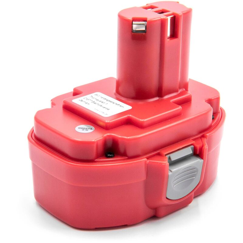 Baterías NiMH 3000mAh (18V) para herramienta eléctrica Makita 6347D, 6347DWAE, 6347DWDE, 6347DWFE, 6349DWDE, 6349DWFE - Vhbw
Baterías NiMH 3000mAh (18V) para herramienta eléctrica Makita 6347D, 6347DWAE, 6347DWDE, 6347DWFE, 6349DWDE, 6349DWFE - Vhbw
