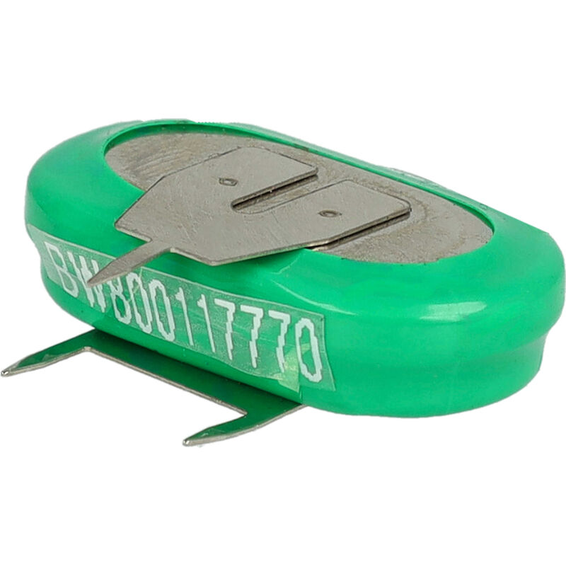 NiMH Batería de botón de repuesto Tipo 1/V150H 3 pines 150 mAh 1,2 V compatible para lámparas solares, etc. - Vhbw
NiMH Batería de botón de repuesto Tipo 1/V150H 3 pines 150 mAh 1,2 V compatible para lámparas solares, etc. - Vhbw