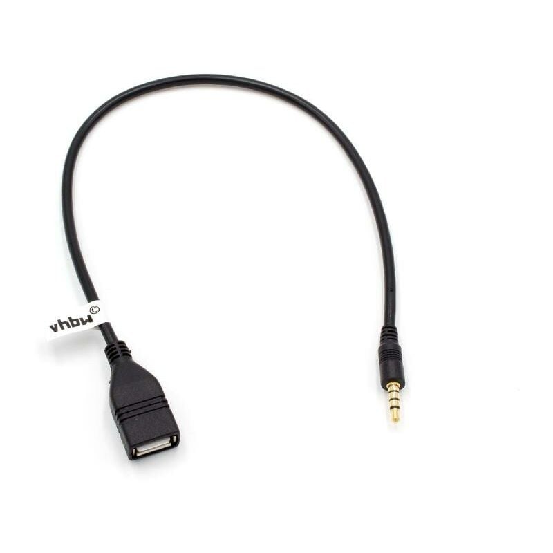 vhbw Cable adaptador AUX conector audio USB OTG para rádio vehículos, por ej. Isuzu, Jaguar, Kia, Lancia, Land Rover, Mazda, Mercedes, etc
vhbw Cable adaptador AUX conector audio USB OTG para rádio vehículos, por ej. Isuzu, Jaguar, Kia, Lancia, Land Rover, Mazda, Mercedes, etc