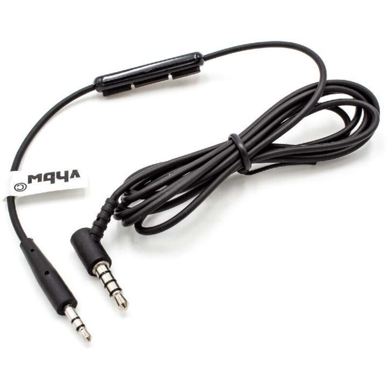 Cable audio AUX a conector jack de 3,5mm para Bose OE2, OE2i auriculares, 120cm - micrófono botón de respuesta de llamada - Vhbw
Cable audio AUX a conector jack de 3,5mm para Bose OE2, OE2i auriculares, 120cm - micrófono botón de respuesta de llamada - Vhbw