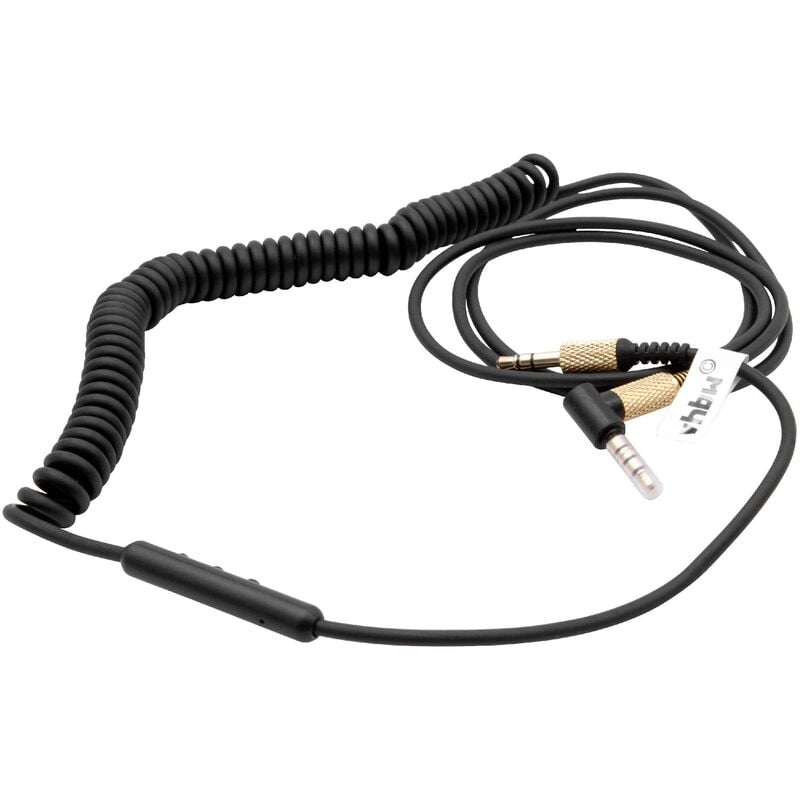 Cable audio AUX compatible con Marshall Kilburn 3, Major 3, Major 4 auriculares - Cable audio 3,5 mm (clavija jack), 150 - 230 cm, dorado / negro
Cable audio AUX compatible con Marshall Kilburn 3, Major 3, Major 4 auriculares - Cable audio 3,5 mm (clavija jack), 150 - 230 cm, dorado / negro