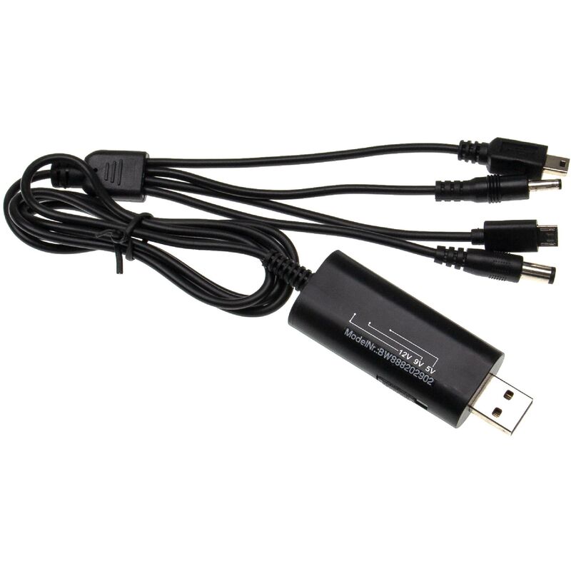 Vhbw - Cable USB universal multi para diversos dispositivos, por ej. teléfonos, móviles, smartphones - Cable adaptador 4 en 1, 120 cm, negro
Vhbw - Cable USB universal multi para diversos dispositivos, por ej. teléfonos, móviles, smartphones - Cable adaptador 4 en 1, 120 cm, negro
