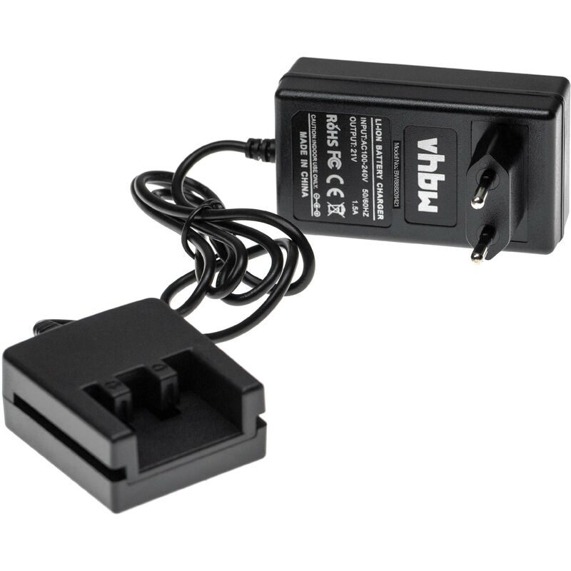 Cargador compatible con Fein ASCM 18 C, ASCM 18 QX, ASCM 18 QXC, ASCT 18, ASCT 18 M herramientas, baterías de Li-Ion (21V) - Vhbw
Cargador compatible con Fein ASCM 18 C, ASCM 18 QX, ASCM 18 QXC, ASCT 18, ASCT 18 M herramientas, baterías de Li-Ion (21V) - Vhbw