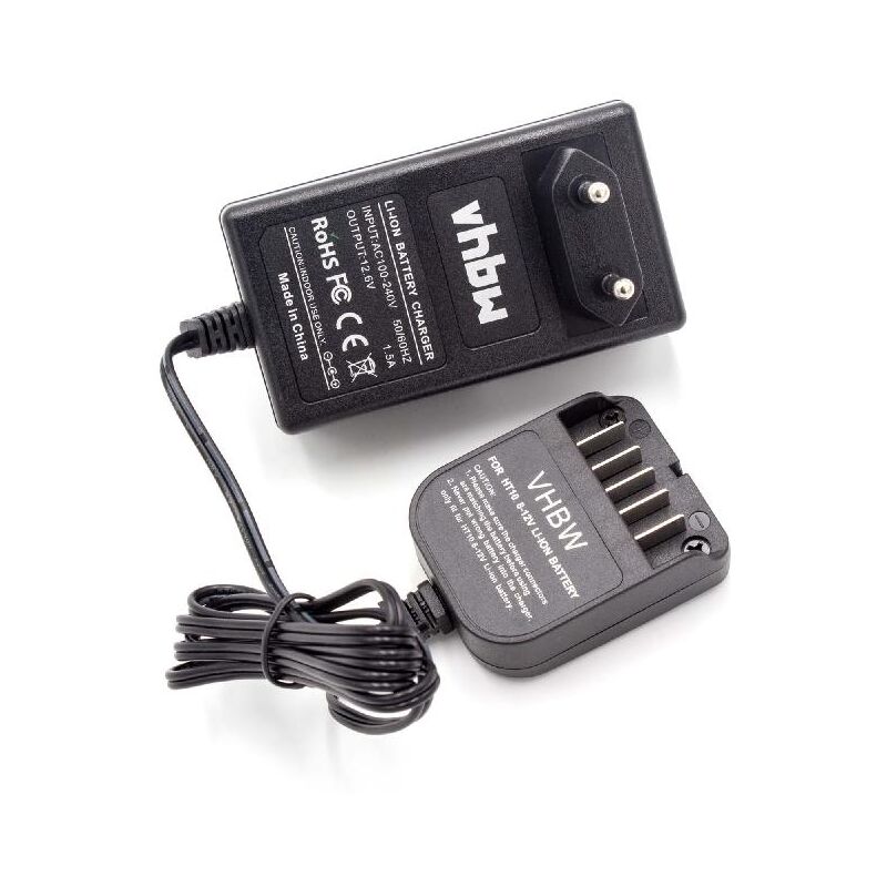 Cargador compatible con Hitachi / HiKOKI UR 10, UR 10DL, WH10DCL, WH 10DCL, WH10DFL, WH10DFL2, WH 10DL herramientas, baterías - Vhbw
Cargador compatible con Hitachi / HiKOKI UR 10, UR 10DL, WH10DCL, WH 10DCL, WH10DFL, WH10DFL2, WH 10DL herramientas, baterías - Vhbw