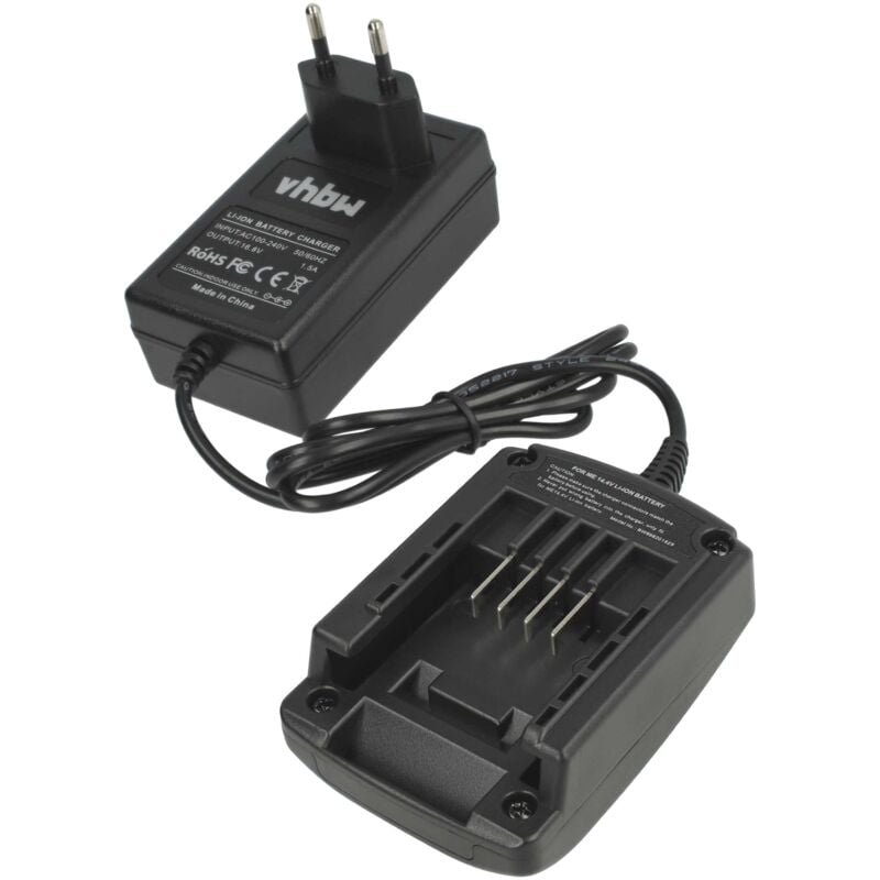 Cargador compatible con Worx WX156, WX156.1, WX373 herramientas, baterías de Li-Ion (16V) - Vhbw
Cargador compatible con Worx WX156, WX156.1, WX373 herramientas, baterías de Li-Ion (16V) - Vhbw