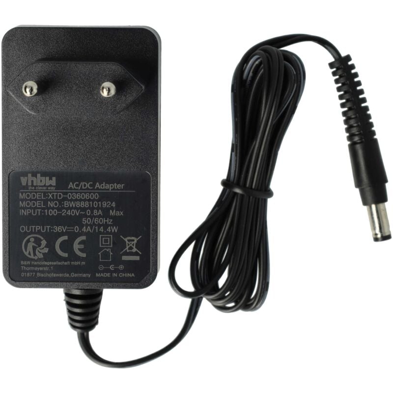 vhbw Cargador, fuente de alimentación compatible con Rowenta Air Force Extreme 18V RH8813WH, 18V RH8819WH, 18V RH8827WO aspiradora de mano; 145cm
vhbw Cargador, fuente de alimentación compatible con Rowenta Air Force Extreme 18V RH8813WH, 18V RH8819WH, 18V RH8827WO aspiradora de mano; 145cm