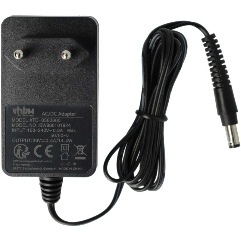 Cargador, fuente de alimentación compatible con Rowenta Air Force Extreme 25.2V RH885701, 25.2V RH887101, 25.2V RH8871WS aspiradora de mano - Vhbw
Cargador, fuente de alimentación compatible con Rowenta Air Force Extreme 25.2V RH885701, 25.2V RH887101, 25.2V RH8871WS aspiradora de mano - Vhbw