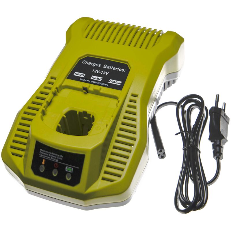 Cargador rápido compatible con Ryobi P835, R10510, R10520, R10521, R10530, R10531, R10630, R10631 herramientas, baterías de Ni-Cd, NiMH, Li-Ion - Vhbw
Cargador rápido compatible con Ryobi P835, R10510, R10520, R10521, R10530, R10531, R10630, R10631 herramientas, baterías de Ni-Cd, NiMH, Li-Ion - Vhbw