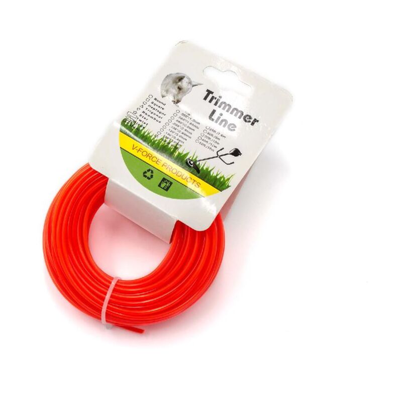 Hilo cortacésped de 2,4mm de diámetro para recortadora de césped, desbrozadora - 15 metros, rojo, nailon, resistente - Vhbw
Hilo cortacésped de 2,4mm de diámetro para recortadora de césped, desbrozadora - 15 metros, rojo, nailon, resistente - Vhbw