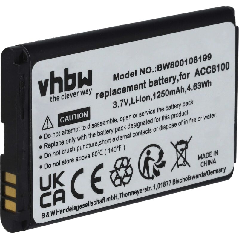 Li-Ion batería 1250mAh (3.7V) para dictáfono grabadora Philips Pocket Memo DPM6000, DPM7000, DPM8000, DPM8100, DPM8500 como 8403 810 00011. - Vhbw
Li-Ion batería 1250mAh (3.7V) para dictáfono grabadora Philips Pocket Memo DPM6000, DPM7000, DPM8000, DPM8100, DPM8500 como 8403 810 00011. - Vhbw