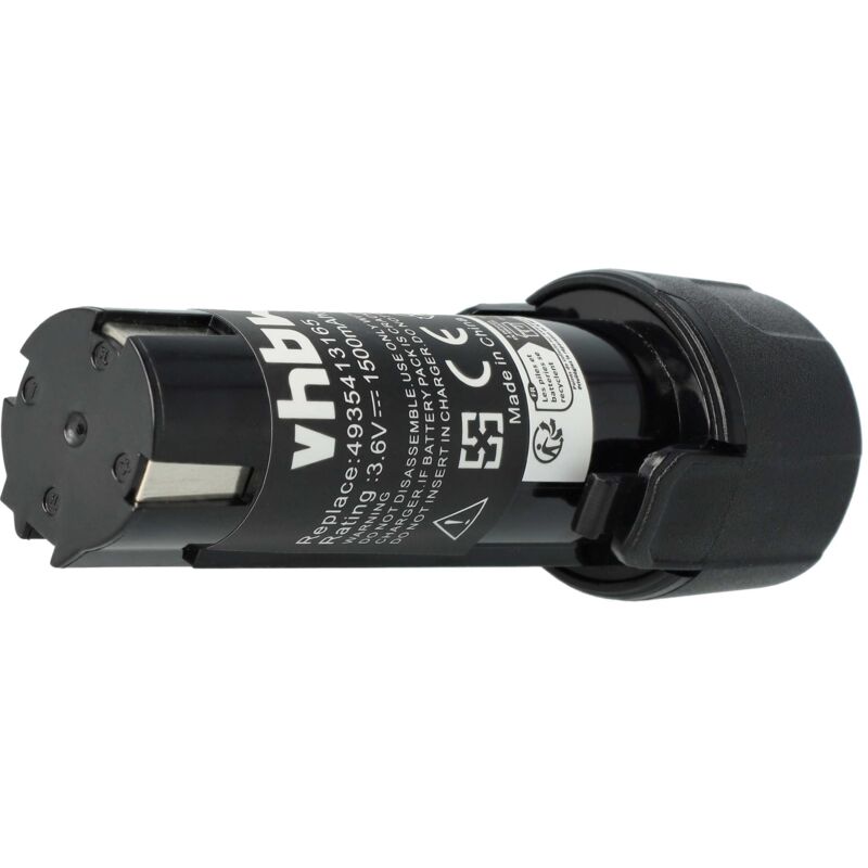Li-Ion Batería 1500mAh (5.4V) para su herramienta electrónica AEG 413184 por 4935413165, 4932352969. - Vhbw
Li-Ion Batería 1500mAh (5.4V) para su herramienta electrónica AEG 413184 por 4935413165, 4932352969. - Vhbw
