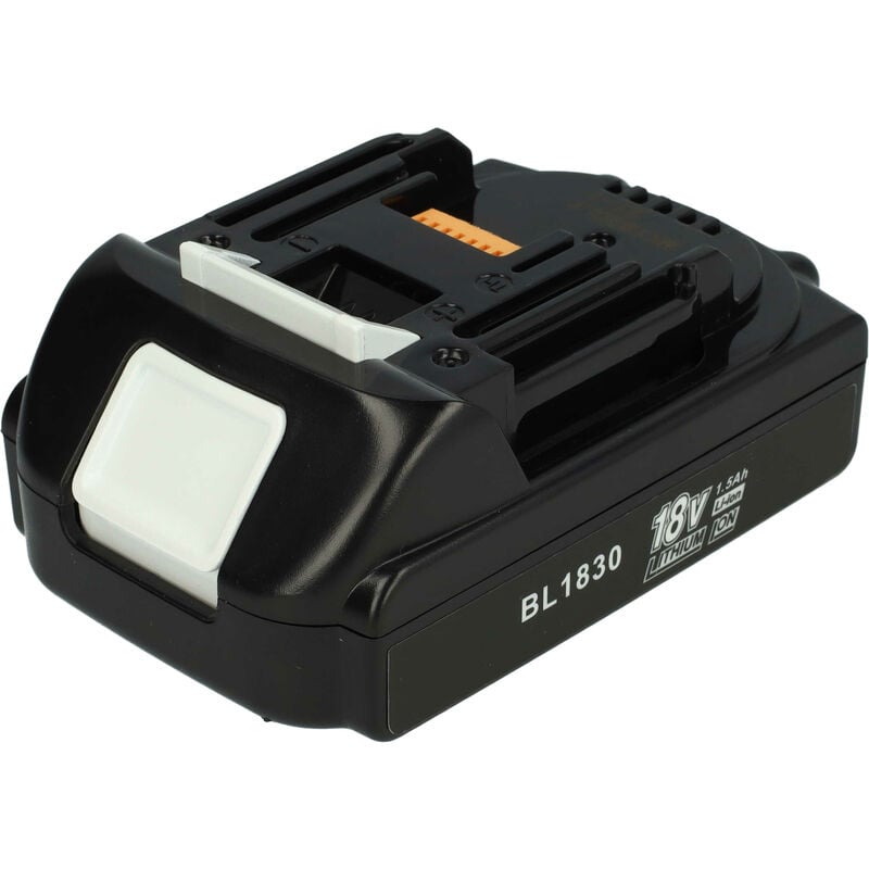 vhbw Batería recargable compatible con Makita BTM50, BTM50RFE, BTM50RFEX4 Multi Tool, BTM50Z herramientas eléctricas (1500 mAh, Li-Ion, 18 V)
vhbw Batería recargable compatible con Makita BTM50, BTM50RFE, BTM50RFEX4 Multi Tool, BTM50Z herramientas eléctricas (1500 mAh, Li-Ion, 18 V)