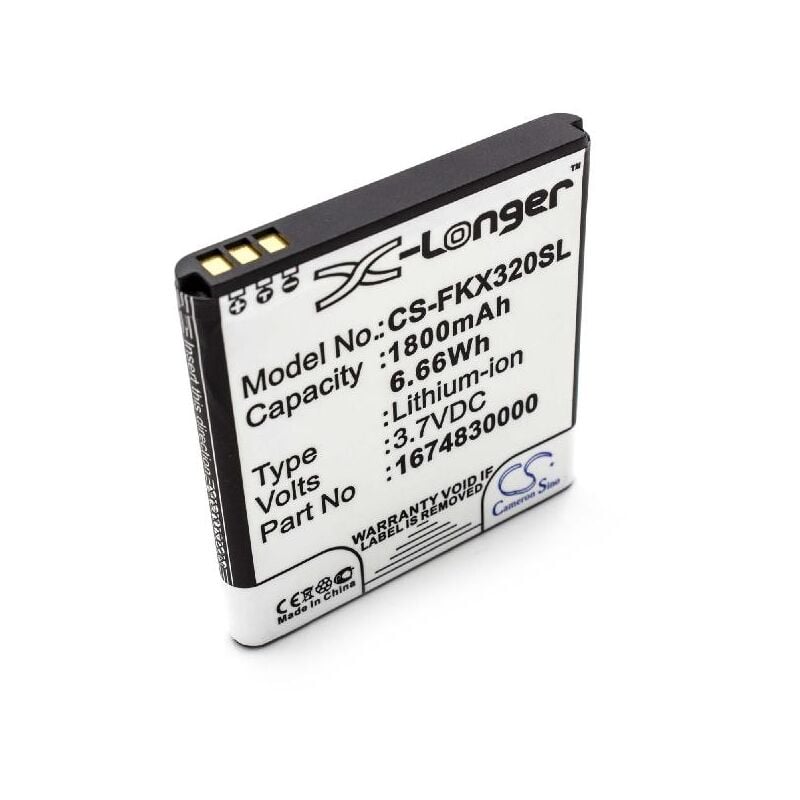 vhbw Li-Ion batería 1800mAh (3.7V) para sistema de navegación GPS Falk Ibex 25, Ibex 32 y 1674830000.
vhbw Li-Ion batería 1800mAh (3.7V) para sistema de navegación GPS Falk Ibex 25, Ibex 32 y 1674830000.