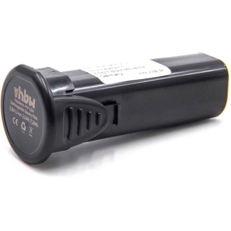 Li-Ion batería 2000mAh (3.6V) para herramienta eléctrica Powertools Tools como Panasonic EY9L10B - Vhbw
Li-Ion batería 2000mAh (3.6V) para herramienta eléctrica Powertools Tools como Panasonic EY9L10B - Vhbw