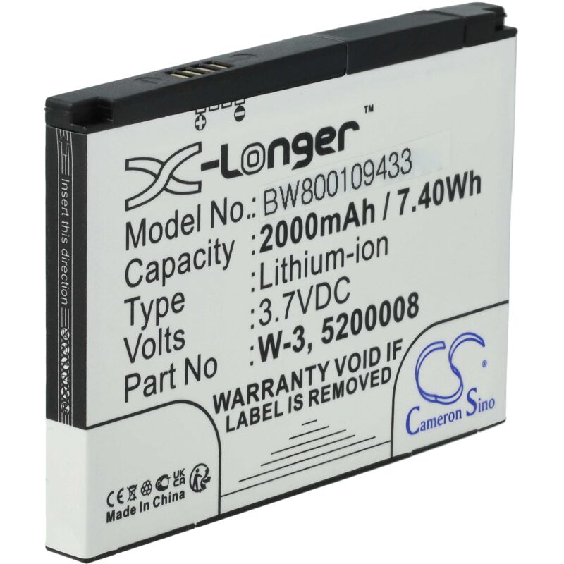 vhbw Li-Ion batería 2000mAh (3.7V) para router móvil hotspots Netgear Aircard AC785S
vhbw Li-Ion batería 2000mAh (3.7V) para router móvil hotspots Netgear Aircard AC785S