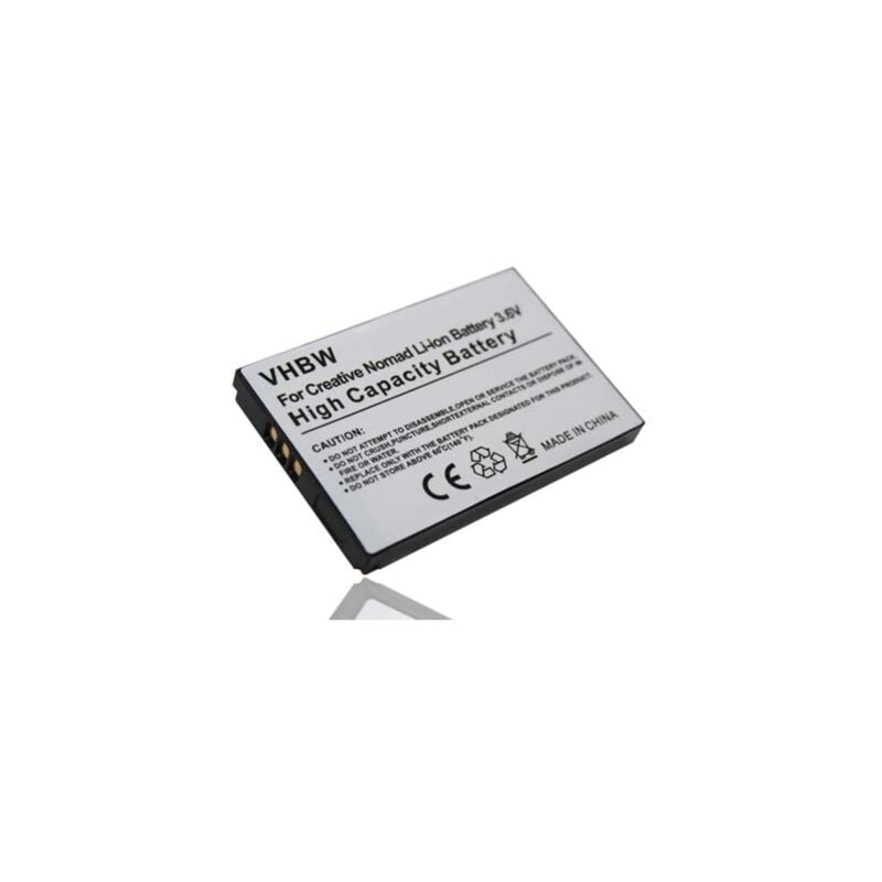 Li-Ion batería 900mAh (3.7V) para CREATIVE NOMAD Muvo2 FM Muvo 2 Jukebox Zen XTRA Jukebox Zen NX - Vhbw
Li-Ion batería 900mAh (3.7V) para CREATIVE NOMAD Muvo2 FM Muvo 2 Jukebox Zen XTRA Jukebox Zen NX - Vhbw