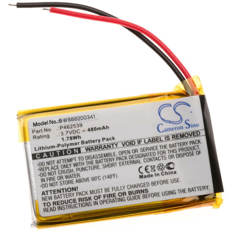 litio polímero batería 480mAh (3.7V) para auriculares inalámbricos cascos Harman / Kardon SOHO - Vhbw
litio polímero batería 480mAh (3.7V) para auriculares inalámbricos cascos Harman / Kardon SOHO - Vhbw