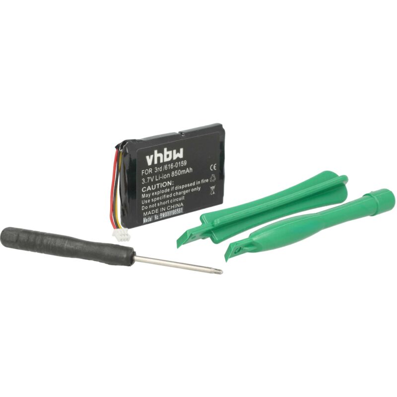 litio polímero batería 850mAh (3.7V) para reproductor de música MP3 Apple IPod M9460LL/A, M9460LLA - Vhbw
litio polímero batería 850mAh (3.7V) para reproductor de música MP3 Apple IPod M9460LL/A, M9460LLA - Vhbw