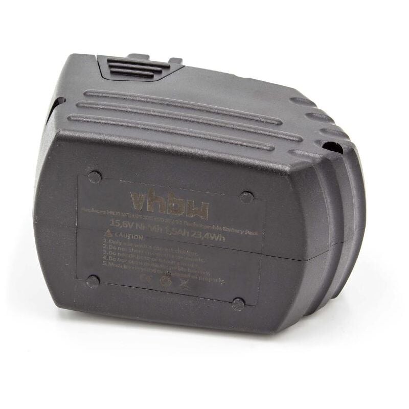 Batería reemplaza Hilti SFB150, SFB155 para herramientas eléctricas (1500mAh NiMH 15,6V) - Vhbw
Batería reemplaza Hilti SFB150, SFB155 para herramientas eléctricas (1500mAh NiMH 15,6V) - Vhbw