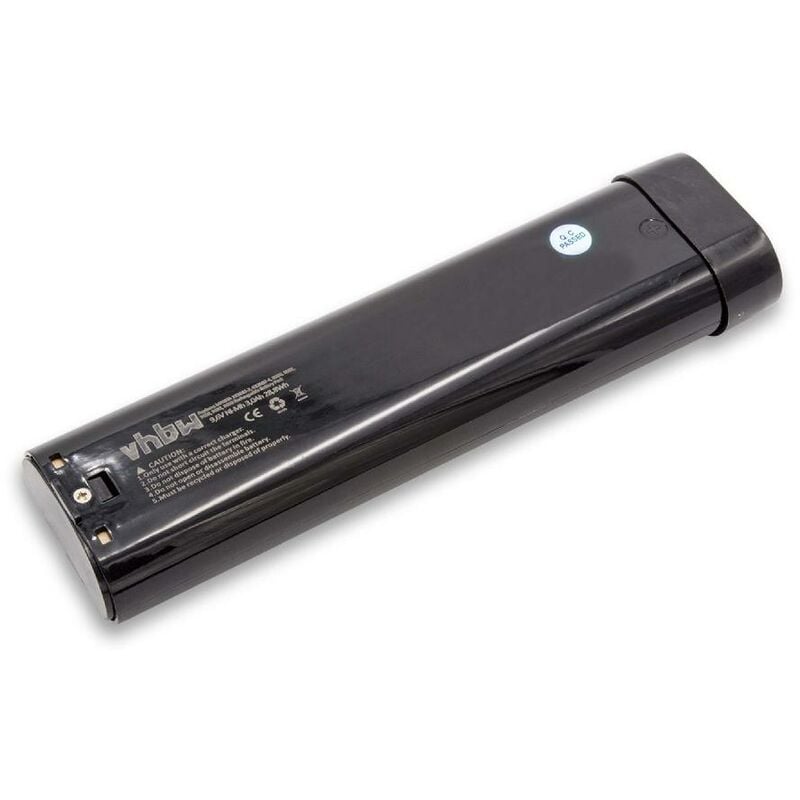 NiMH Batería 3000mAh (9.6V) para su herramienta electrónica Makita UM1690D, UM1691D por 191681-2, 192533-0 - Vhbw
NiMH Batería 3000mAh (9.6V) para su herramienta electrónica Makita UM1690D, UM1691D por 191681-2, 192533-0 - Vhbw