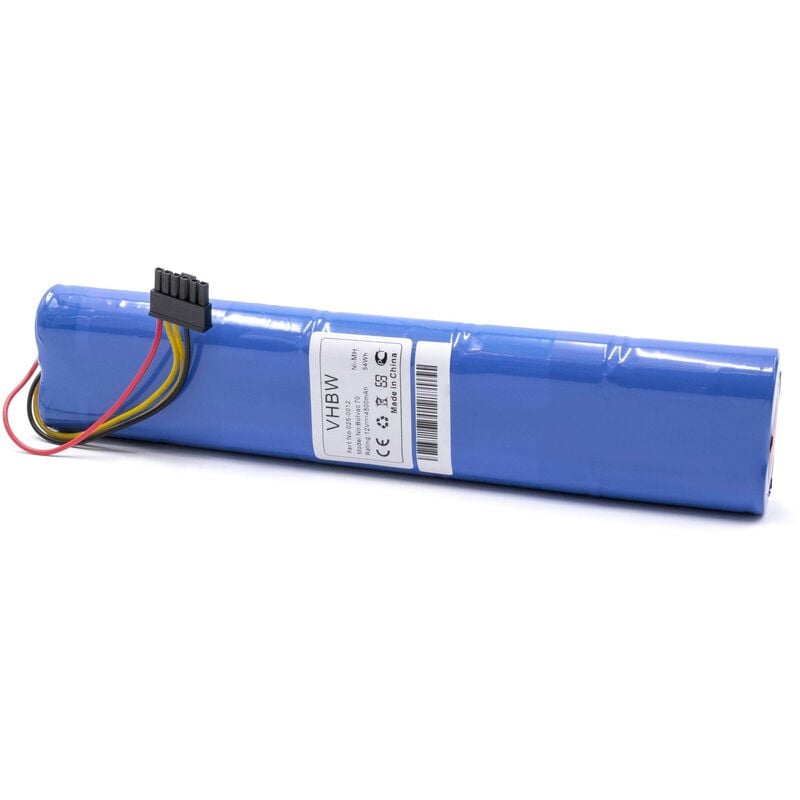 Batería recargable compatible con Neato 945-0123, 945-0129, 945-0177, 945-0179, Botvac D75 aspiradora, robot limpieza (4500 mAh, 12 V, NiMH) - Vhbw
Batería recargable compatible con Neato 945-0123, 945-0129, 945-0177, 945-0179, Botvac D75 aspiradora, robot limpieza (4500 mAh, 12 V, NiMH) - Vhbw