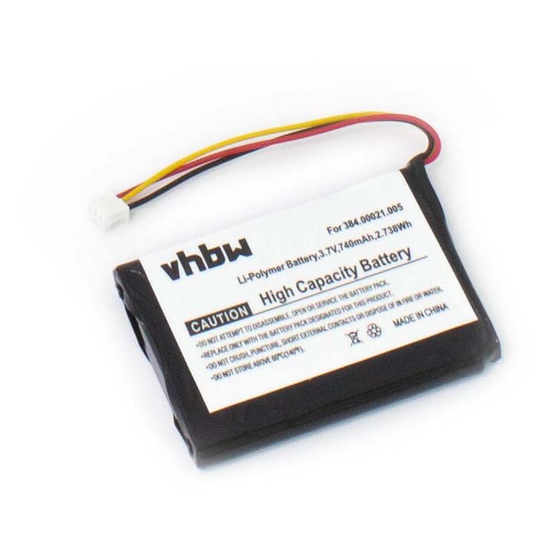 Po-Li (polímero de litio) BATERÍA 740mAh (3.7V) compatible con Navigon 1200, 1210, 1300, 1310, 2210, 2200, 2200T sustituye 384.00021.005. - Vhbw
Po-Li (polímero de litio) BATERÍA 740mAh (3.7V) compatible con Navigon 1200, 1210, 1300, 1310, 2210, 2200, 2200T sustituye 384.00021.005. - Vhbw