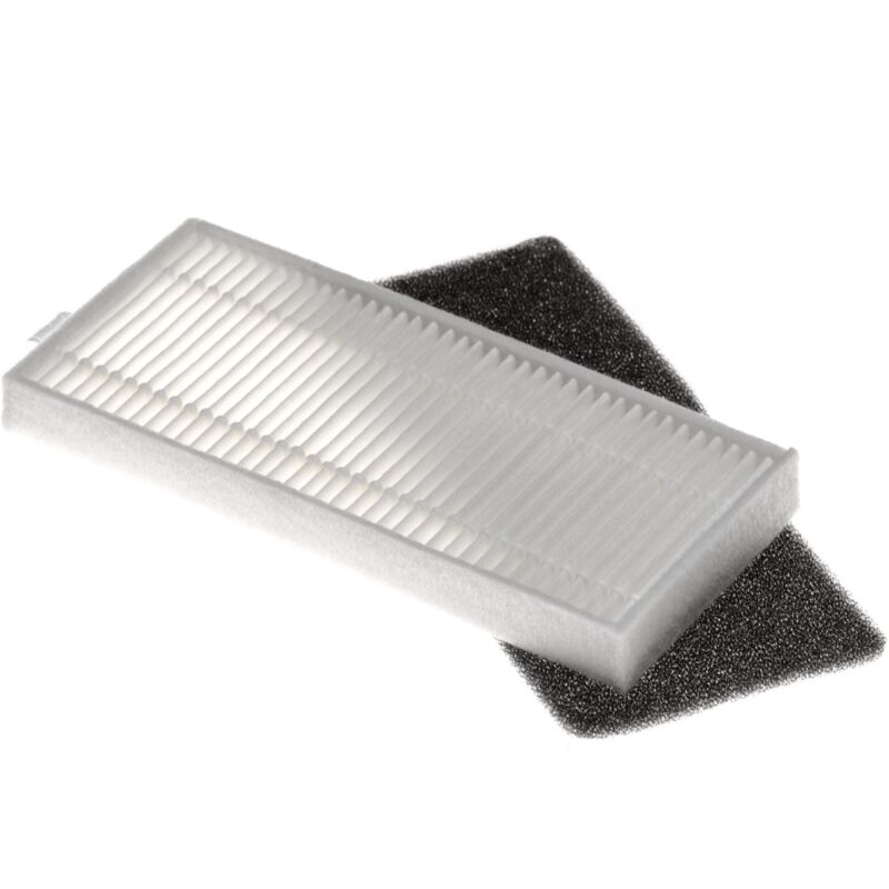 Set de filtros de aspiradora compatible con Ecovacs Deebot N79, N79S robot aspirador - 2x filtro de repuesto (filtro Hepa, filtro de espuma) - Vhbw
Set de filtros de aspiradora compatible con Ecovacs Deebot N79, N79S robot aspirador - 2x filtro de repuesto (filtro Hepa, filtro de espuma) - Vhbw