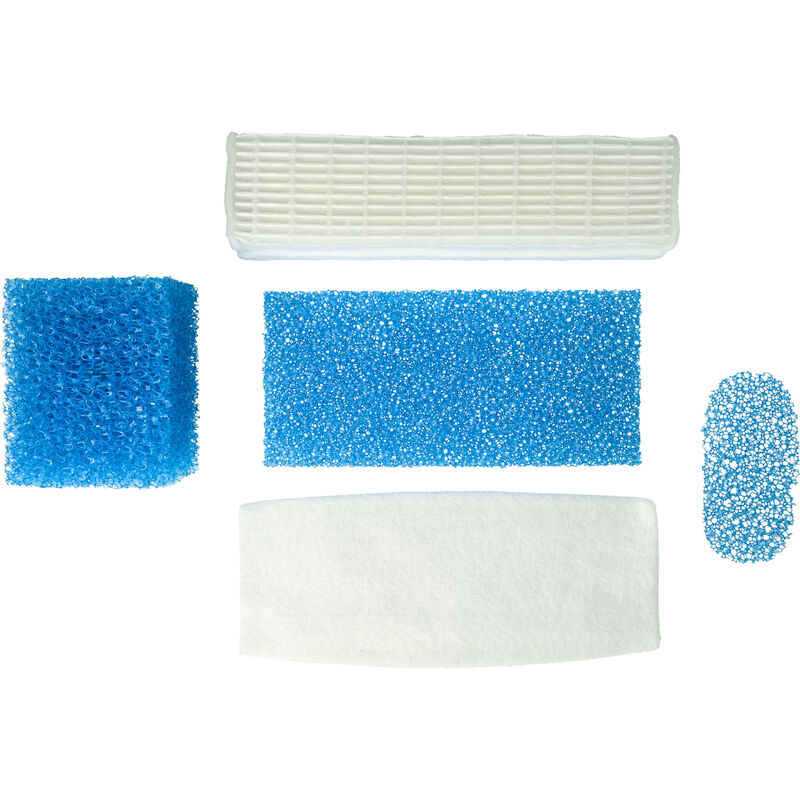 Set de filtros Hepa, filtro de protección del motor, filtro húmedo, filtro de espuma para aspirador robot aspirador Thomas Twin TT Aquafilter - Vhbw
Set de filtros Hepa, filtro de protección del motor, filtro húmedo, filtro de espuma para aspirador robot aspirador Thomas Twin TT Aquafilter - Vhbw