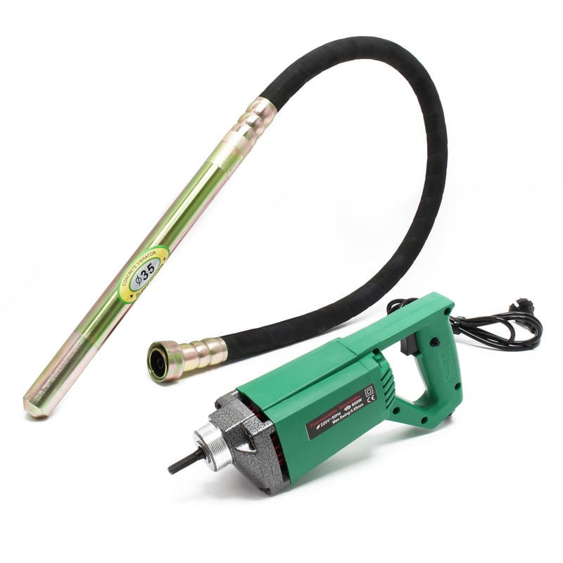 Vibrador hormigón eléctrico 800W & 150cm Aguja vibrante con eje flexible Obra Compactar hormigón
Vibrador hormigón eléctrico 800W & 150cm Aguja vibrante con eje flexible Obra Compactar hormigón