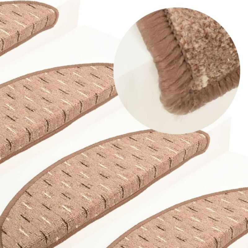 Vidaxl - Alfombras de peldaños de escalera 15 uds marrón 65x25 cm - Marrón
Vidaxl - Alfombras de peldaños de escalera 15 uds marrón 65x25 cm - Marrón