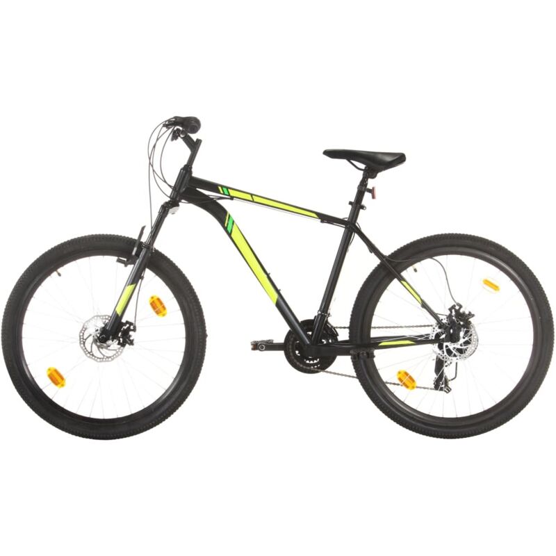 Bicicleta montaña 21 velocidades 27,5 pulgadas rueda 42cm negro - Negro - Vidaxl 
Bicicleta montaña 21 velocidades 27,5 pulgadas rueda 42cm negro - Negro - Vidaxl
