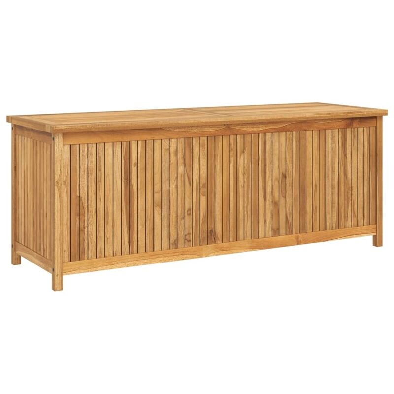 vidaXL Caja de almacenaje de jardín 150x50x58 cm madera maciza teca - Marrón
vidaXL Caja de almacenaje de jardín 150x50x58 cm madera maciza teca - Marrón