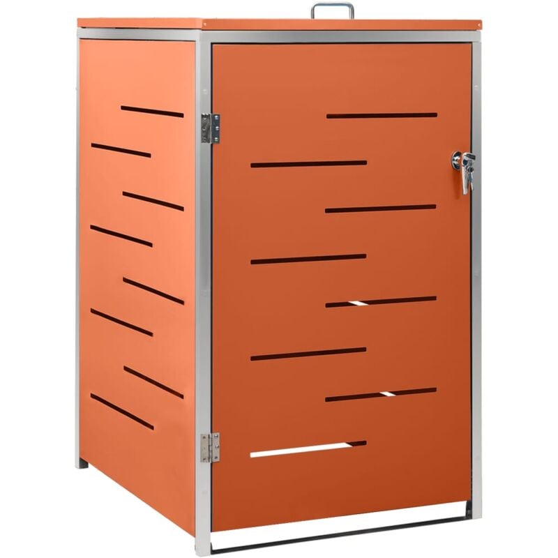 Cobertizo contenedor basura individual acero inox 69x77,5x115cm - Naranja - Vidaxl
Cobertizo contenedor basura individual acero inox 69x77,5x115cm - Naranja - Vidaxl