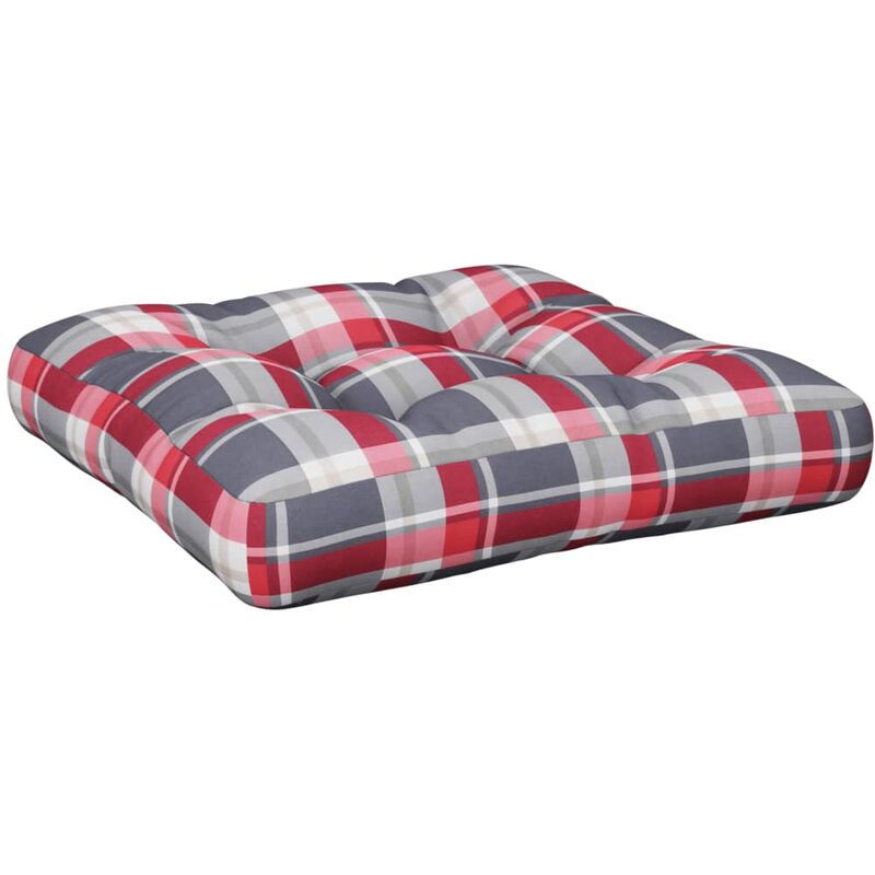 Cojín para sofá de palets estampado a cuadros rojo 60x60x12 cm - Multicolor - Vidaxl
Cojín para sofá de palets estampado a cuadros rojo 60x60x12 cm - Multicolor - Vidaxl