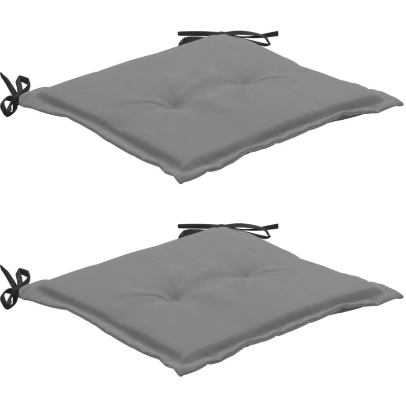 Cojines para sillas de jardín 2 unidades negro y gris 50x50x3cm - Multicolor - Vidaxl
Cojines para sillas de jardín 2 unidades negro y gris 50x50x3cm - Multicolor - Vidaxl