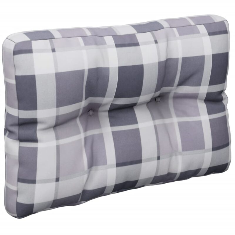 Cojín para sofá de palets estampado a cuadros gris 60x40x12 cm - Multicolor - Vidaxl
Cojín para sofá de palets estampado a cuadros gris 60x40x12 cm - Multicolor - Vidaxl