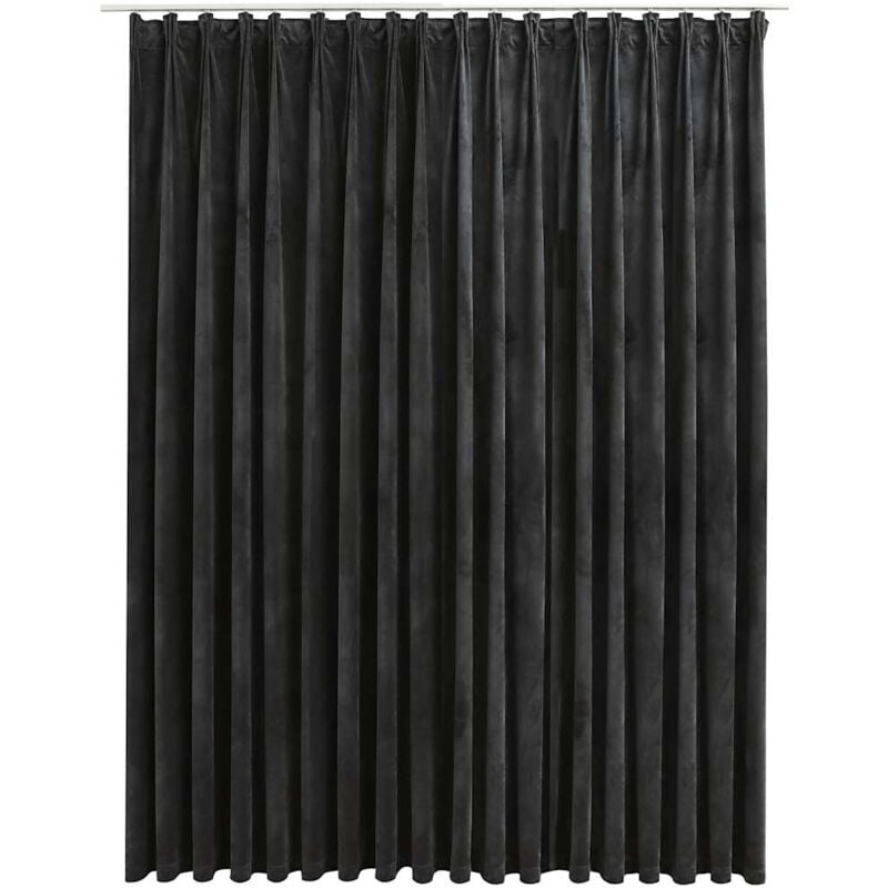 Cortina opaca con ganchos terciopelo gris antracita 290x245 cm - Antracita - Vidaxl
Cortina opaca con ganchos terciopelo gris antracita 290x245 cm - Antracita - Vidaxl