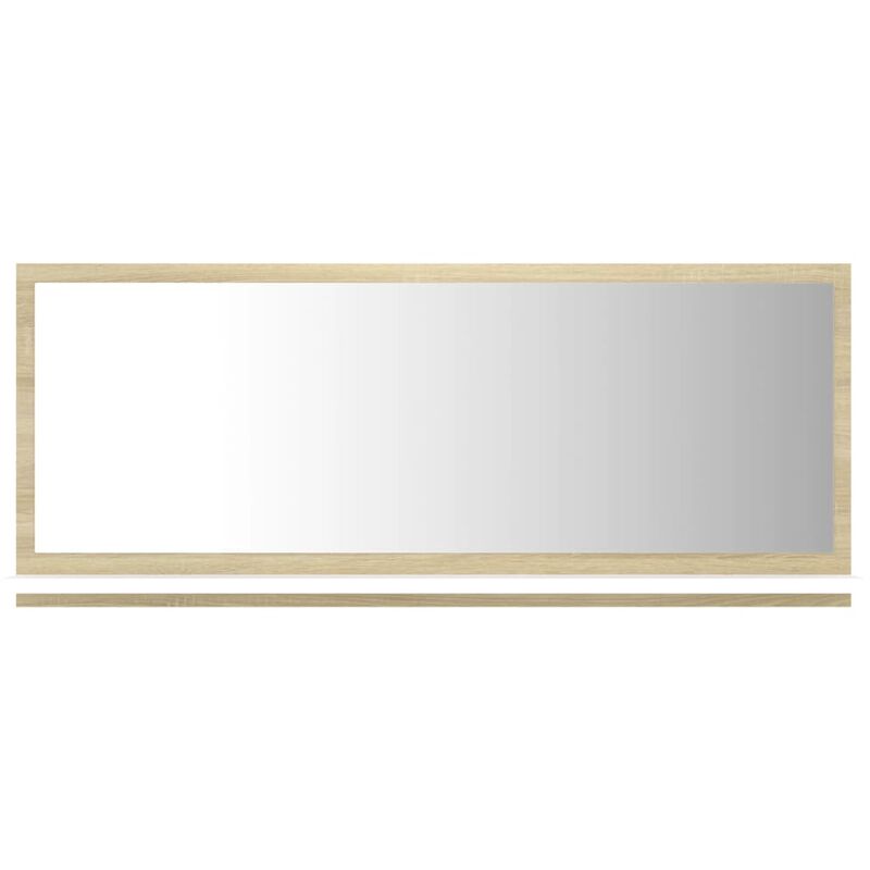vidaXL Espejo de baño aglomerado blanco y roble Sonoma 90x10,5x37 cm - Blanco
vidaXL Espejo de baño aglomerado blanco y roble Sonoma 90x10,5x37 cm - Blanco