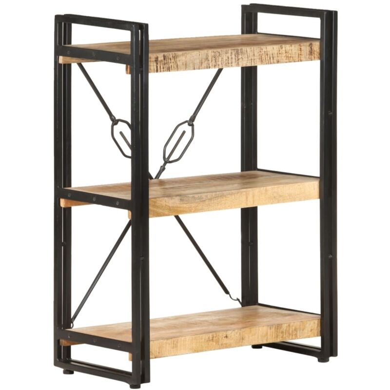 vidaXL Estantería de 3 niveles de madera maciza de mango 60x30x80 cm - Marrón
vidaXL Estantería de 3 niveles de madera maciza de mango 60x30x80 cm - Marrón