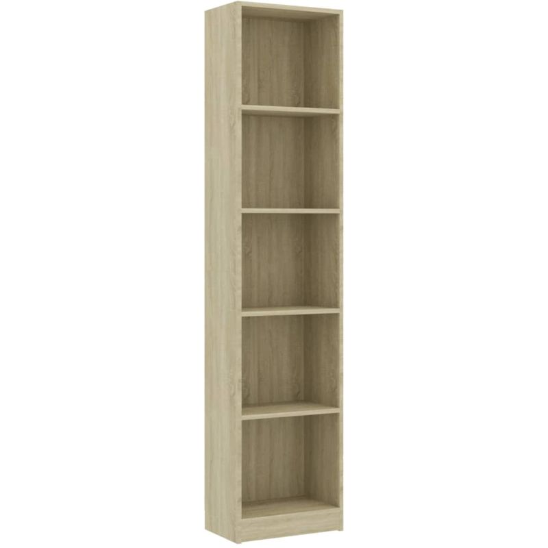 vidaXL Estantería Librería 5 Niveles de Aglomerado 40x24x175 cm Roble Sonoma - Amarillo
vidaXL Estantería Librería 5 Niveles de Aglomerado 40x24x175 cm Roble Sonoma - Amarillo