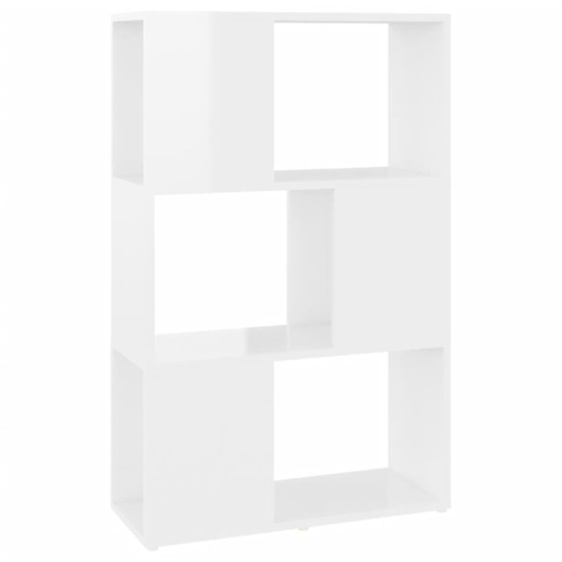 vidaXL Estantería divisor de espacios aglomerado 60x24x94 cm blanco con brillo - Blanco
vidaXL Estantería divisor de espacios aglomerado 60x24x94 cm blanco con brillo - Blanco