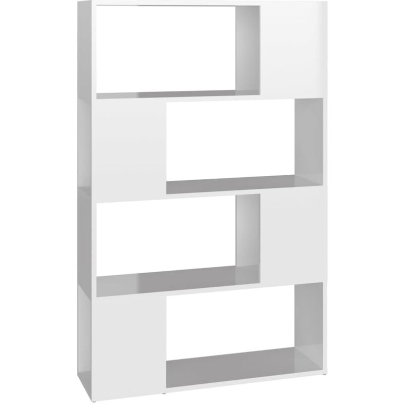 vidaXL Estantería divisor de espacios aglomerado 80x24x124,5 cm blanco con brillo - Blanco
vidaXL Estantería divisor de espacios aglomerado 80x24x124,5 cm blanco con brillo - Blanco