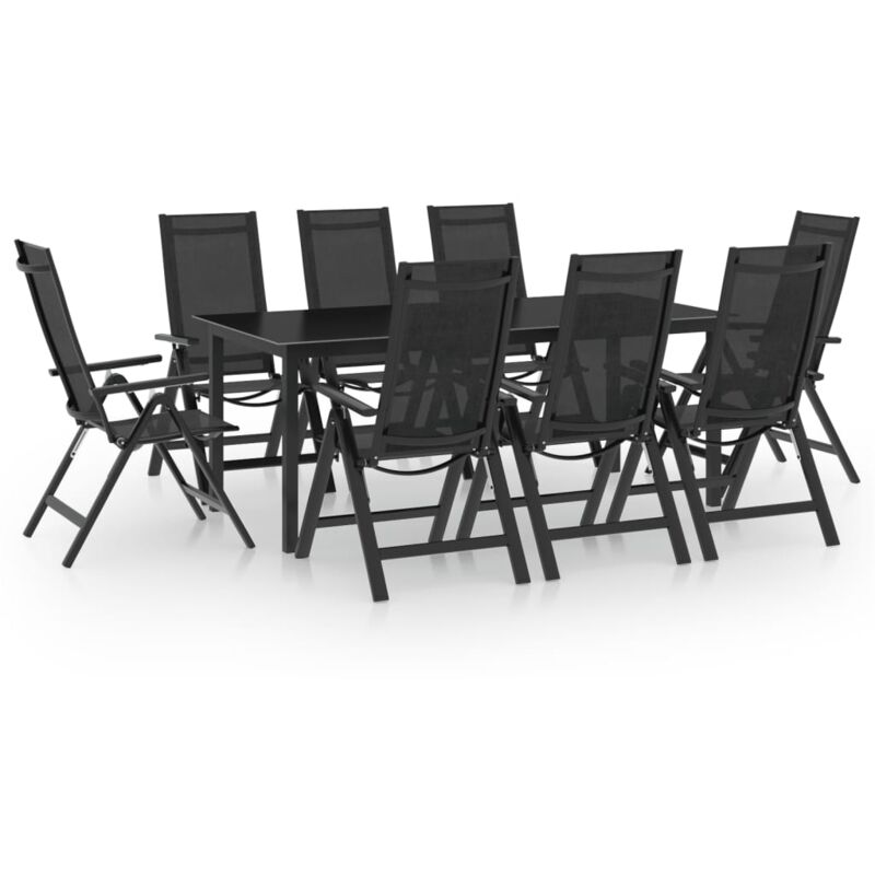 Juego de comedor para jardín 9 piezas aluminio gris antracita - Antracita - Vidaxl
Juego de comedor para jardín 9 piezas aluminio gris antracita - Antracita - Vidaxl