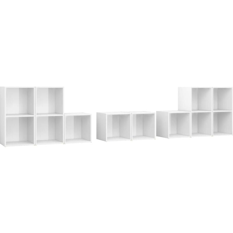 Juego de mueble para TV de 8 piezas aglomerado blanco brillante - Blanco - Vidaxl
Juego de mueble para TV de 8 piezas aglomerado blanco brillante - Blanco - Vidaxl