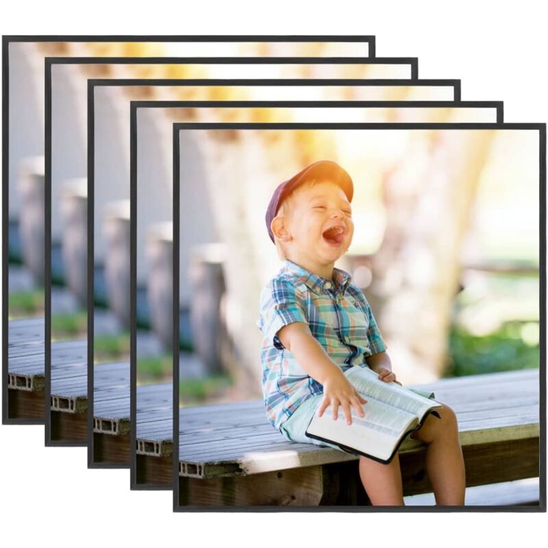 vidaXL Marco de foto collage de pared o mesa 5 uds negro MDF 20x20 cm - Negro
vidaXL Marco de foto collage de pared o mesa 5 uds negro MDF 20x20 cm - Negro
