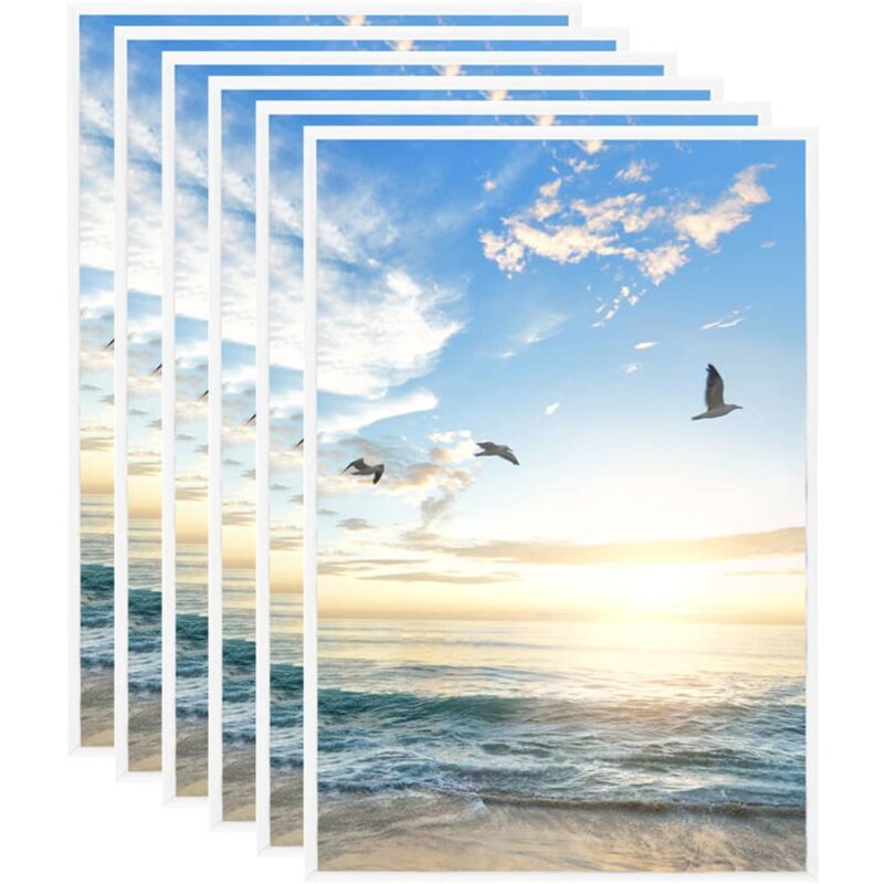Marcos de foto collage de pared/mesa 5 uds blanco MDF 21x29,7cm - Blanco - Vidaxl
Marcos de foto collage de pared/mesa 5 uds blanco MDF 21x29,7cm - Blanco - Vidaxl