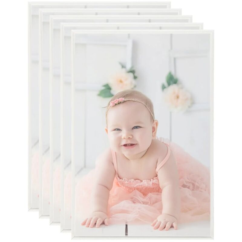 Marcos foto collage de pared/mesa 5 uds plateado MDF 21x29,7 cm - Plateado - Vidaxl
Marcos foto collage de pared/mesa 5 uds plateado MDF 21x29,7 cm - Plateado - Vidaxl