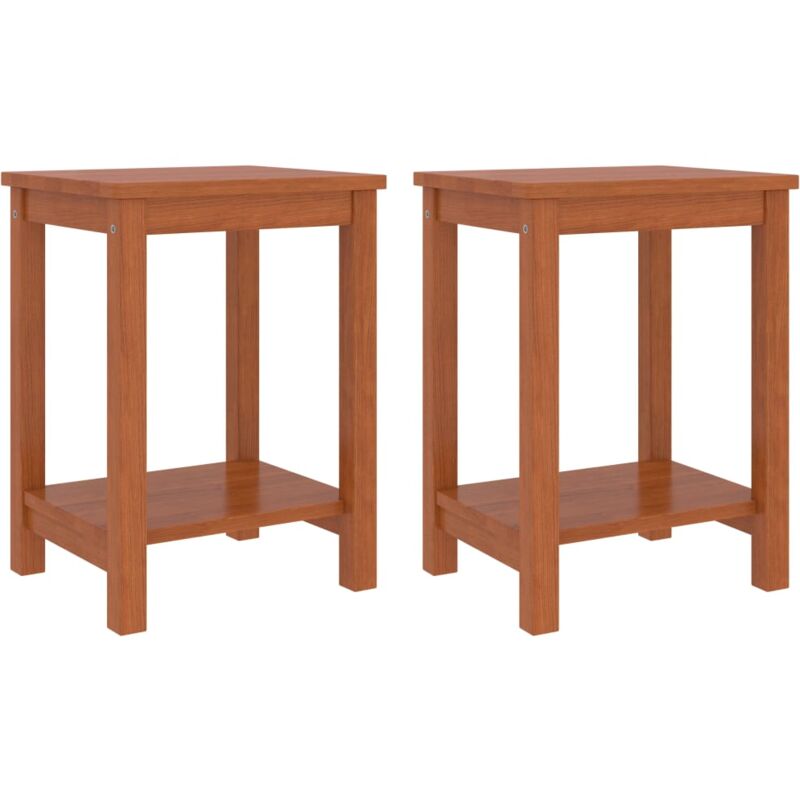 vidaXL Mesita de noche madera maciza de pino marrón miel 2 uds 35x30x47 cm - Marrón
vidaXL Mesita de noche madera maciza de pino marrón miel 2 uds 35x30x47 cm - Marrón