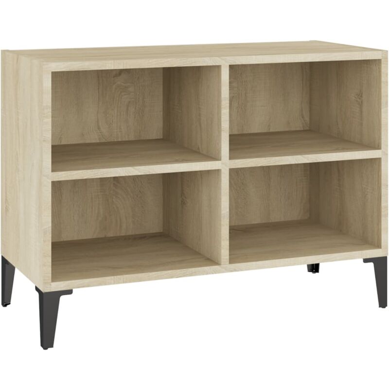 Vidaxl - Mueble de TV con patas metal y color roble Sonoma 69,5x30x50 cm - Marrón
Vidaxl - Mueble de TV con patas metal y color roble Sonoma 69,5x30x50 cm - Marrón